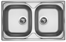 Sinks CLASSIC 800 DUO V 0,6mm matný 